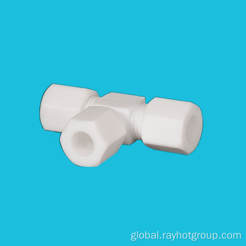 Ptfe Pipe Tees High Temperature Resistant Ptfe Tee Manufactory